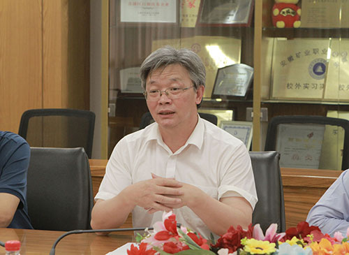 中国矿业大学党委书记刘波一行到上海摩斯国际集团走访交流(图2)